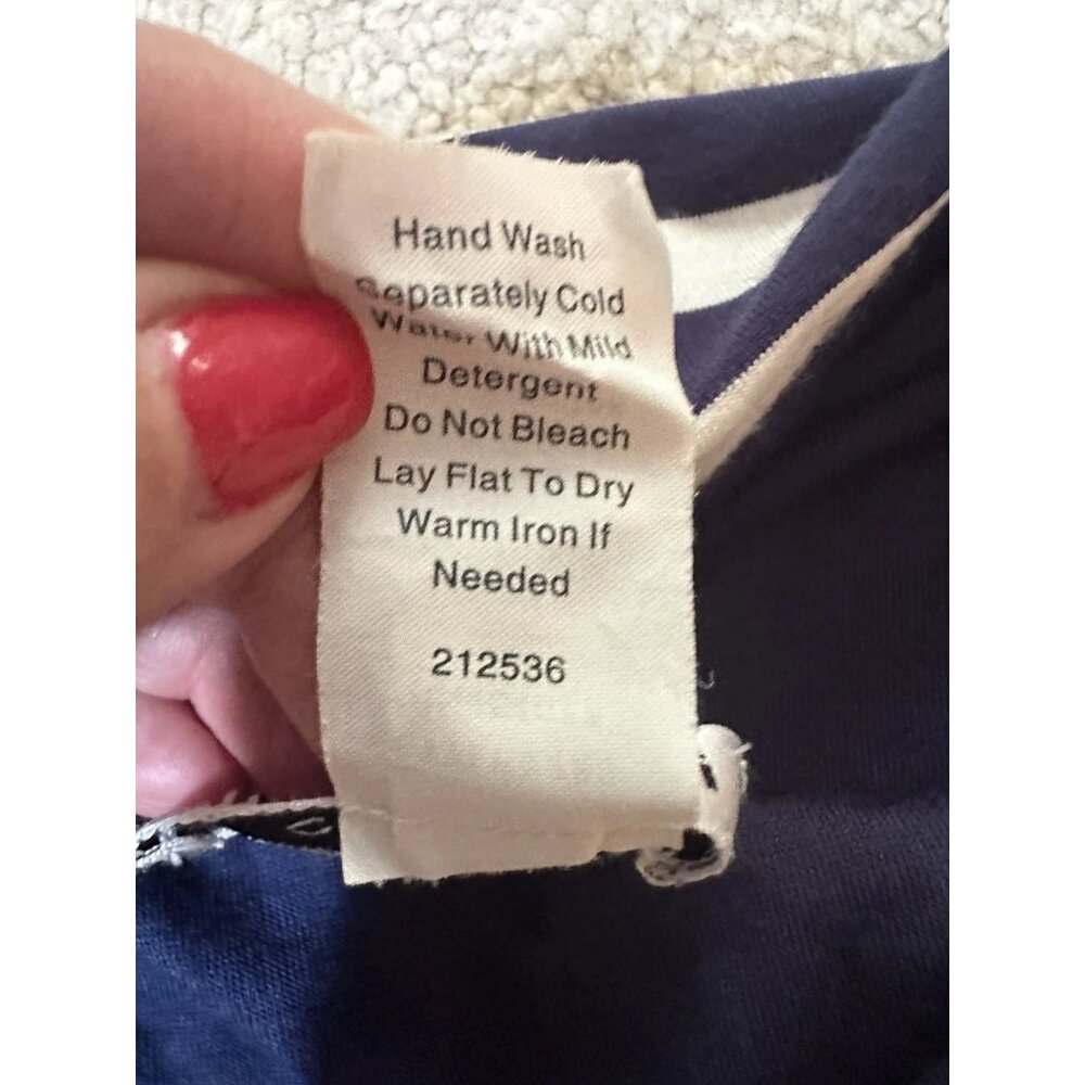 CAbi Top Skirt Women’s XS Navy Blue White Stripe Convertible Tube Top Skirt #789 - Picture 14 of 14